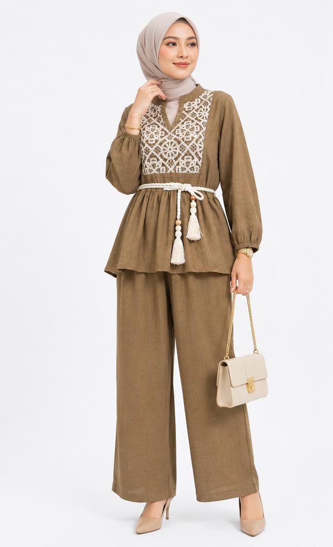 Rosewood Lace Co-Ord Set