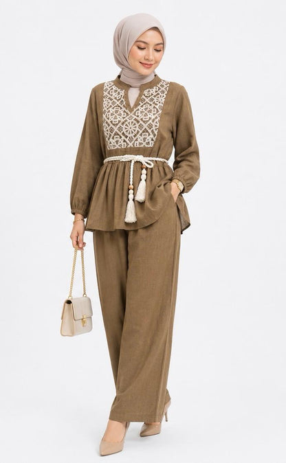 Rosewood Lace Co-Ord Set