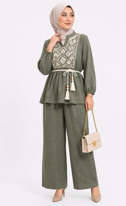 Rosewood Lace Co-Ord Set