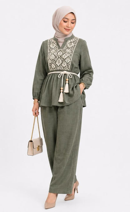 Rosewood Lace Co-Ord Set