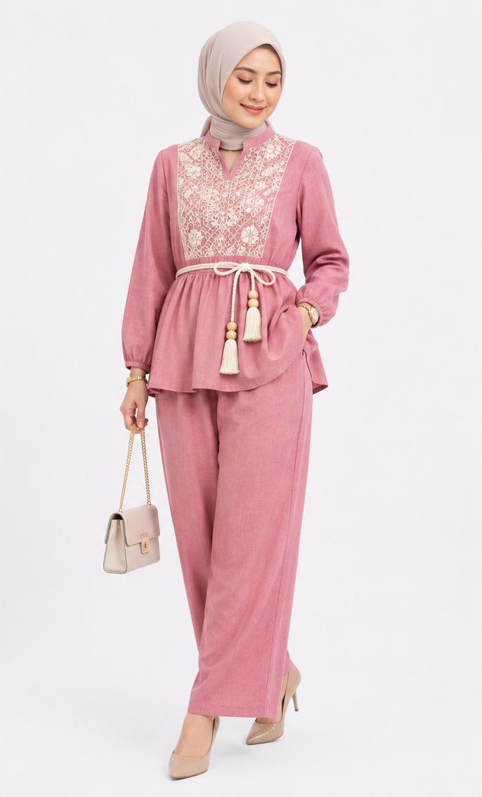 Rosewood Lace Co-Ord Set