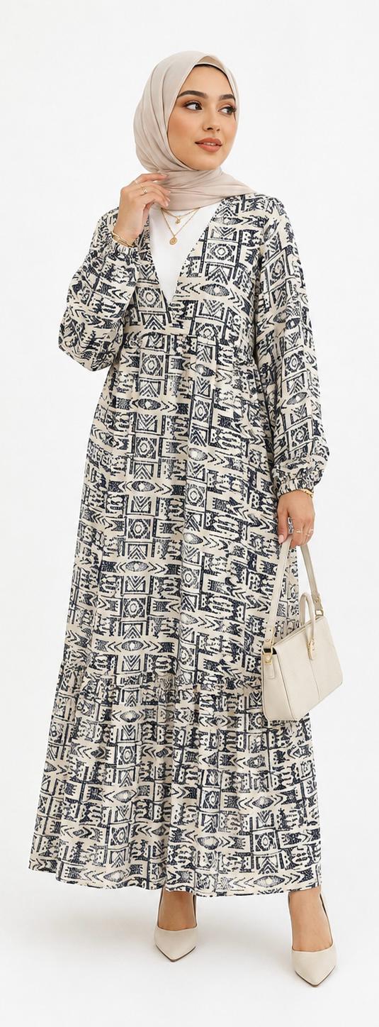 Desert Mosaic Maxi Dress