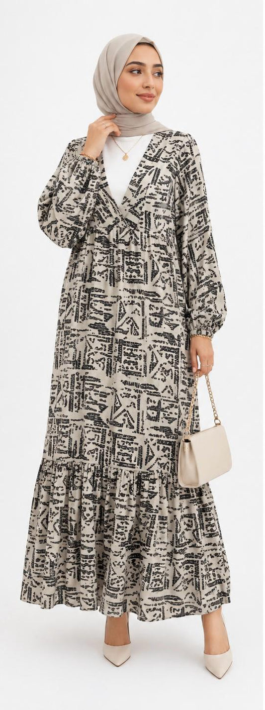 Desert Mosaic Maxi Dress