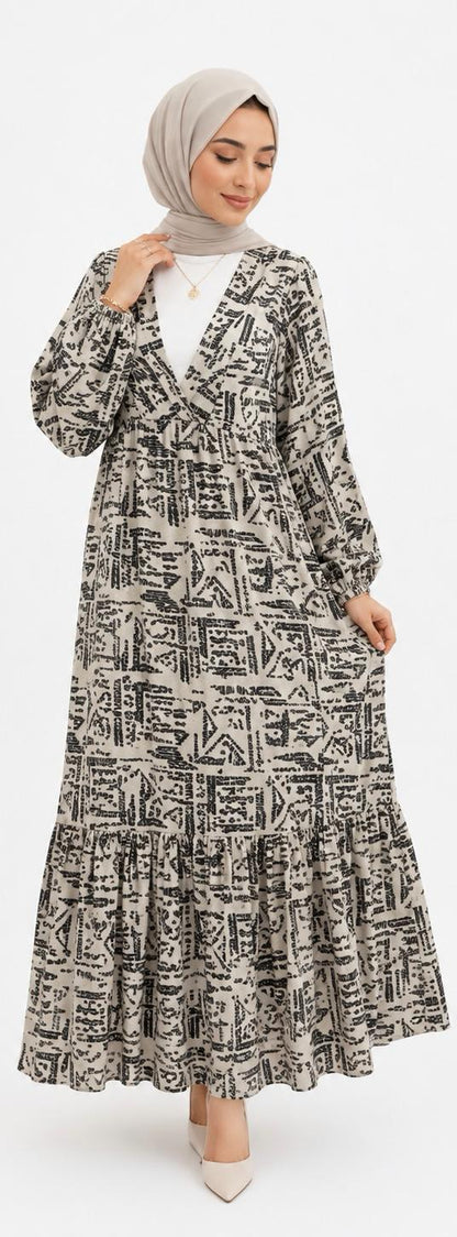 Desert Mosaic Maxi Dress