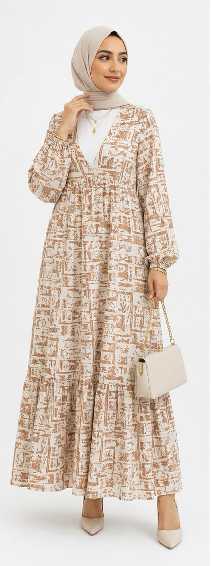 Desert Mosaic Maxi Dress