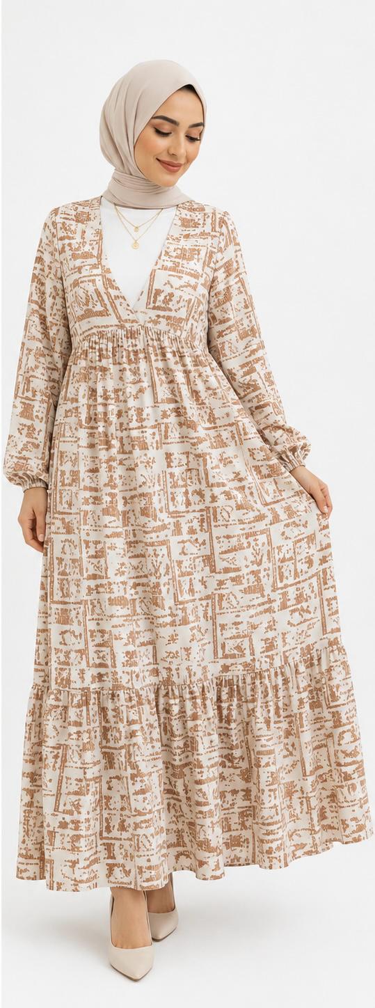 Desert Mosaic Maxi Dress