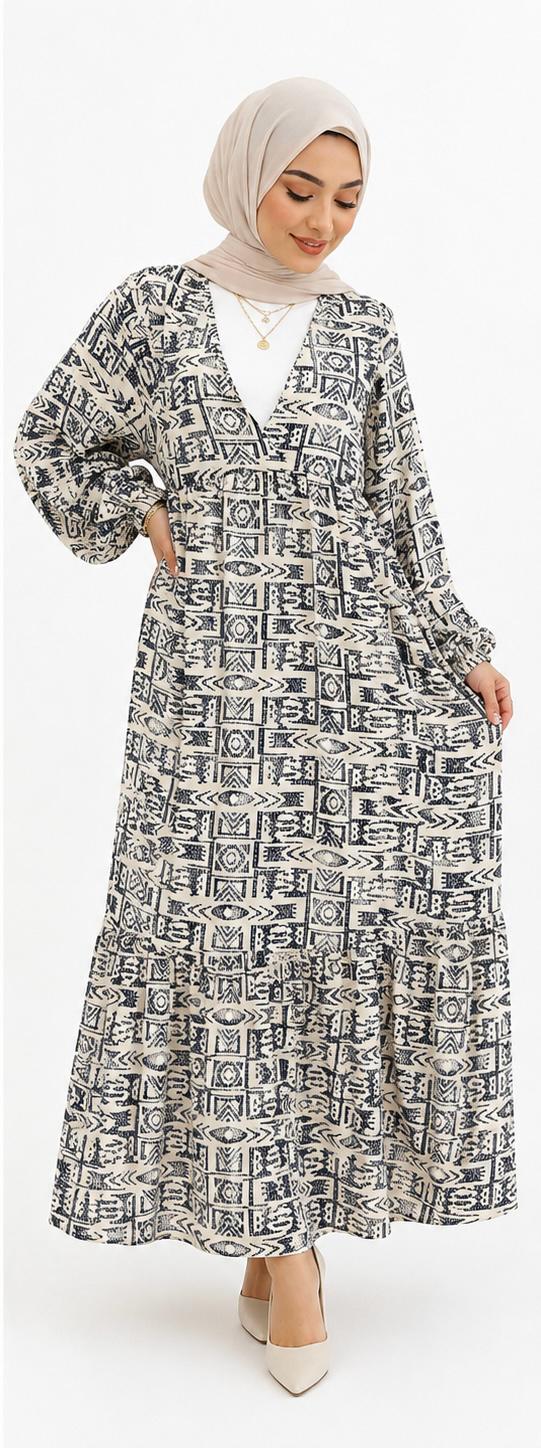 Desert Mosaic Maxi Dress