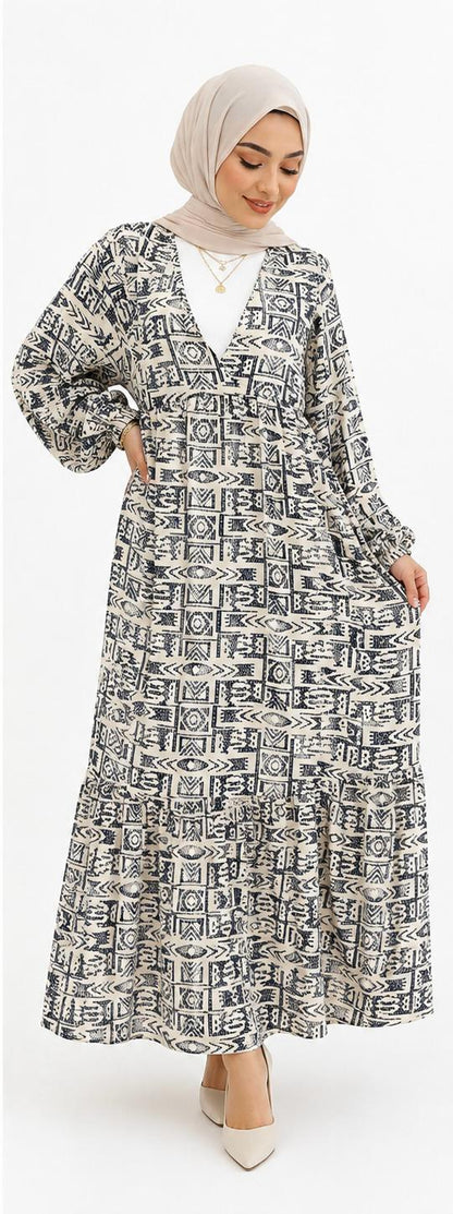 Desert Mosaic Maxi Dress