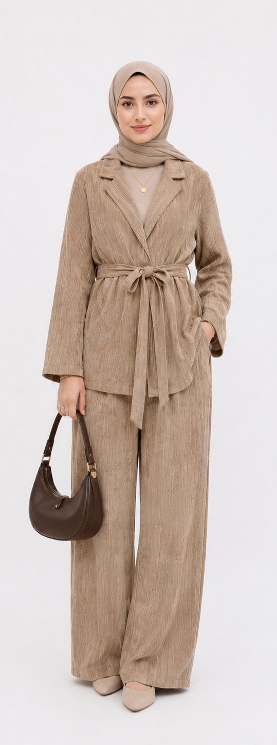Earth tones textured set