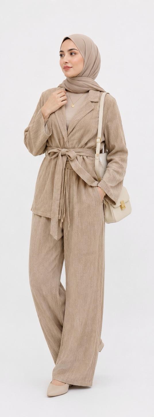Earth tones textured set