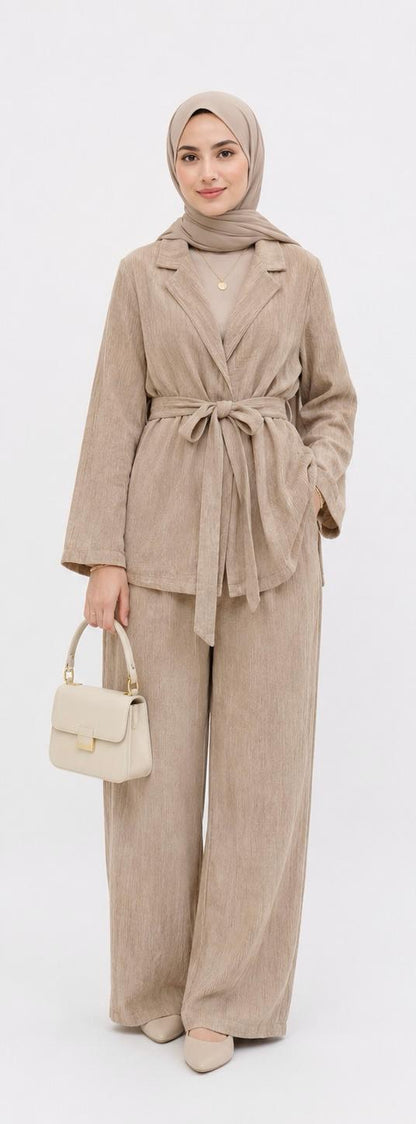 Earth tones textured set