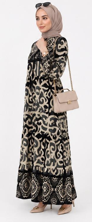 Patterned Maxi Dress