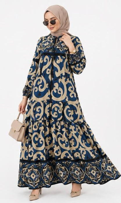 Patterned Maxi Dress