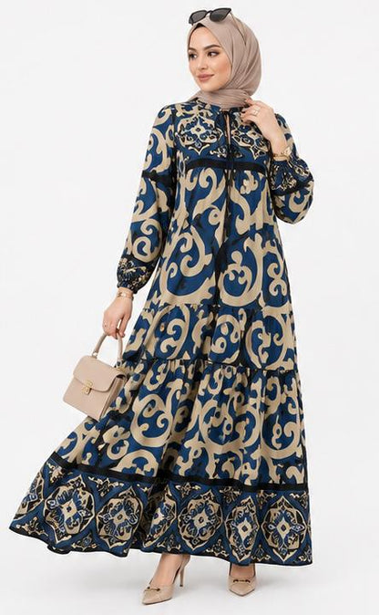 Patterned Maxi Dress
