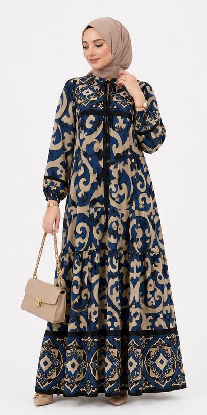 Patterned Maxi Dress