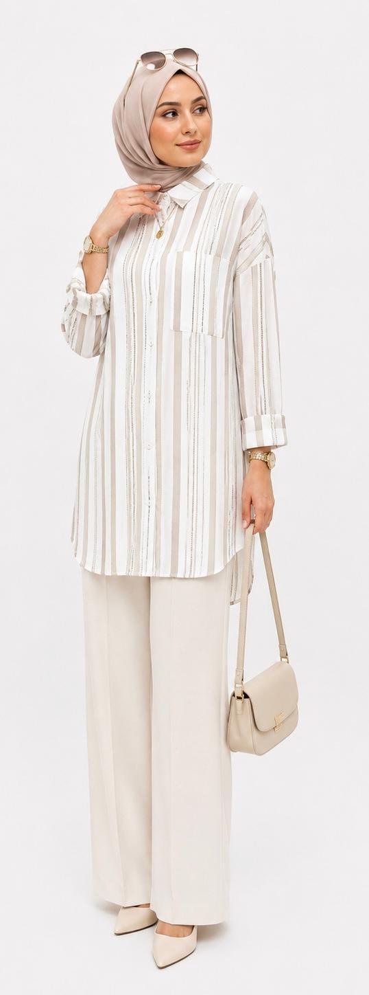Stripe Tunic Shirt