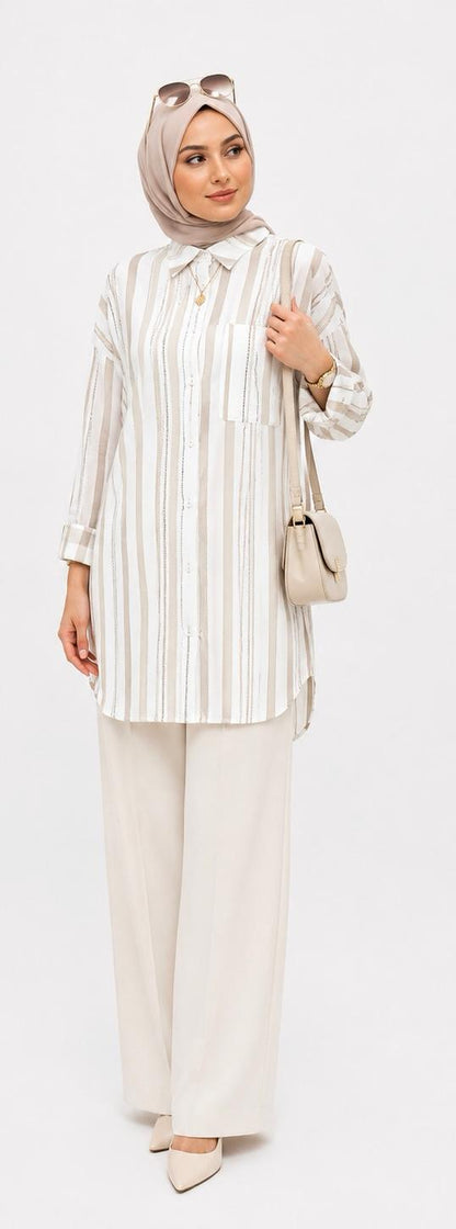 Stripe Tunic Shirt