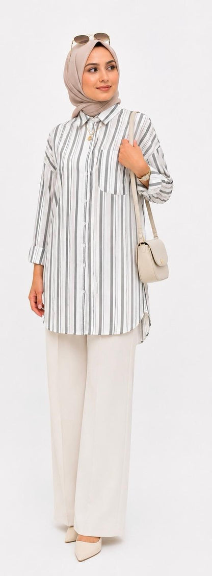 Stripe Tunic Shirt