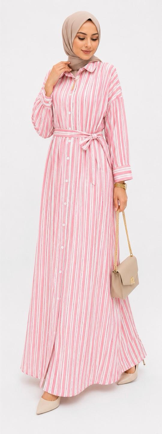 Midnight Stripe Maxi dress