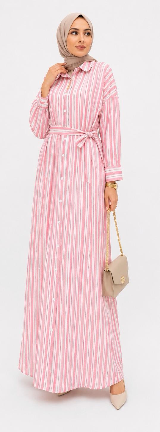 Midnight Stripe Maxi dress