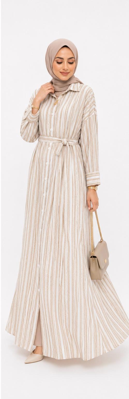 Midnight Stripe Maxi dress