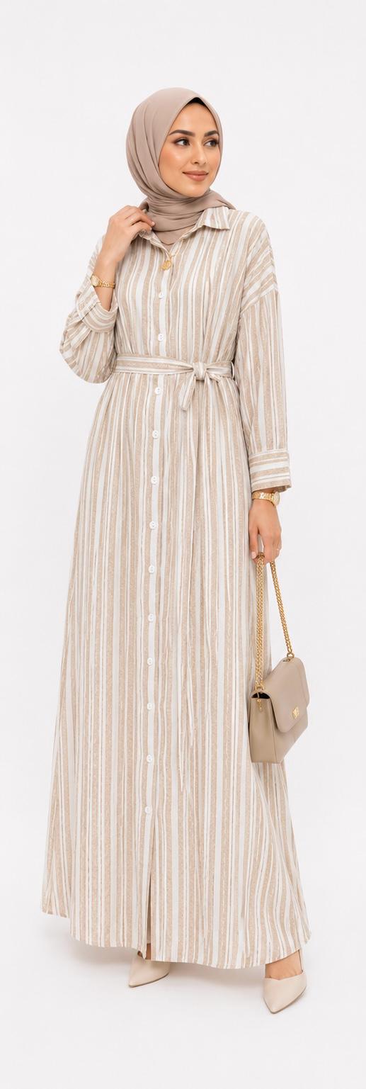 Midnight Stripe Maxi dress