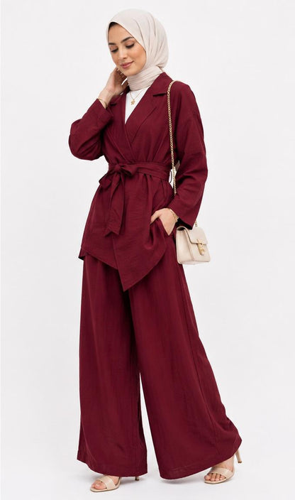 Belted Wrap Set