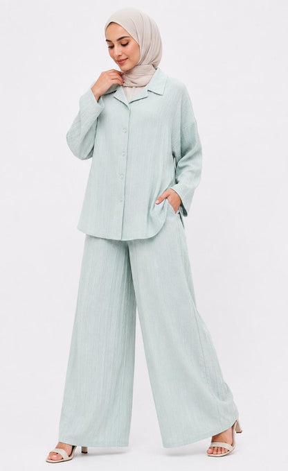 Ribbed Flow Textured Co-Ord Set