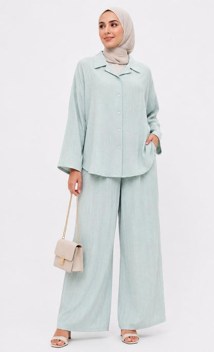 Ribbed Flow Textured Co-Ord Set