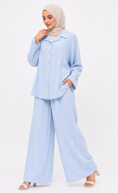 Ribbed Flow Textured Co-Ord Set