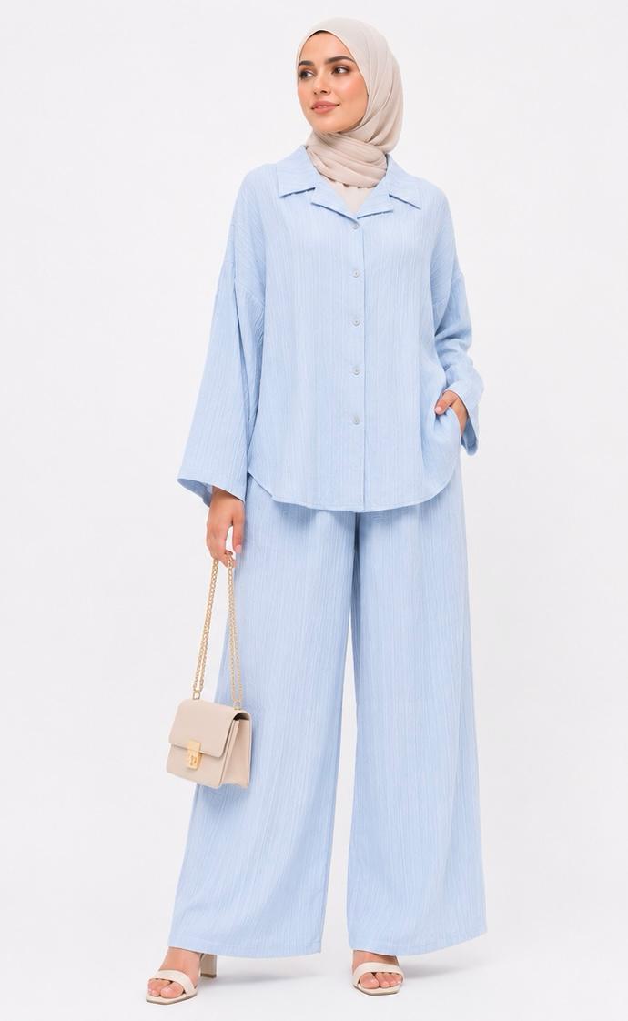 Ribbed Flow Textured Co-Ord Set