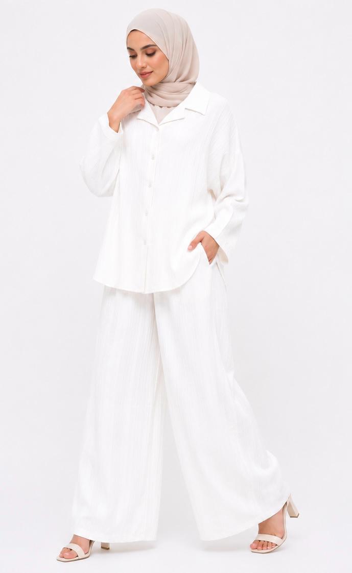 Ribbed Flow Textured Co-Ord Set
