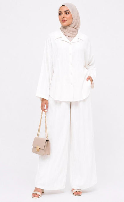 Ribbed Flow Textured Co-Ord Set