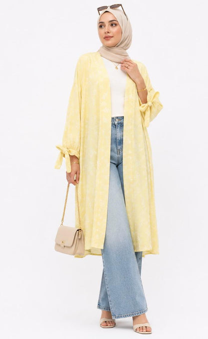 Botanical Drape Kimono