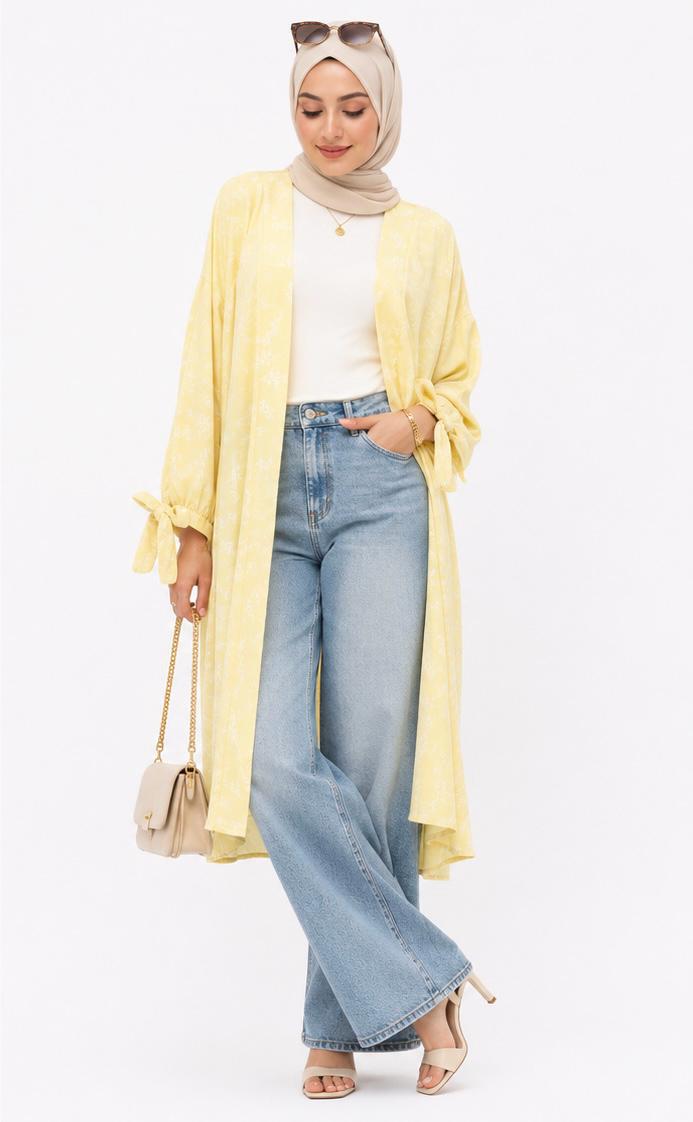 Botanical Drape Kimono