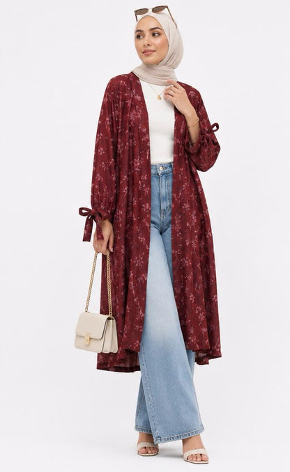 Botanical Drape Kimono