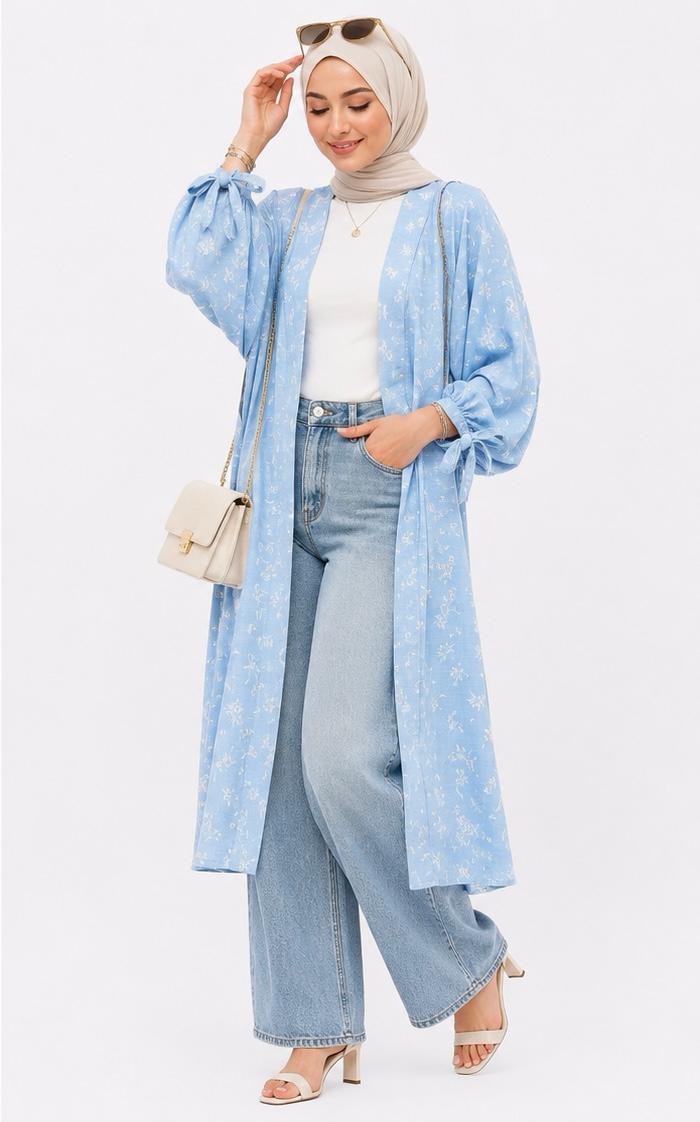 Botanical Drape Kimono