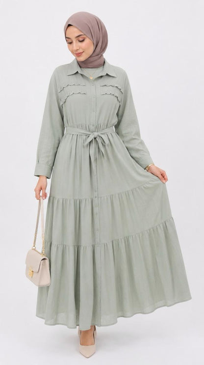 Tiered Ruffle Maxi Dress