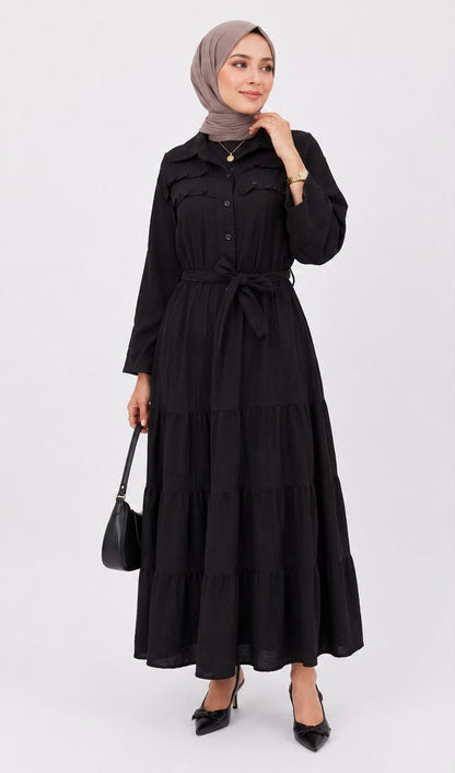 Tiered Ruffle Maxi Dress