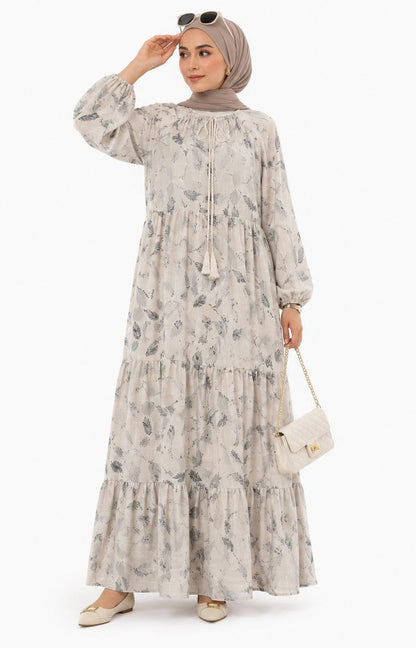 Botanical Print Dress