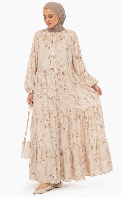 Botanical Print Dress