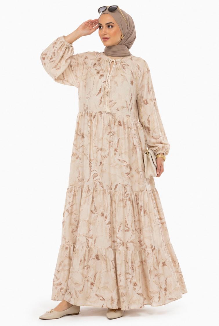 Botanical Print Dress