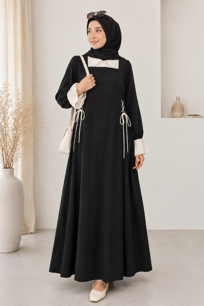 Ivy lace-Up Maxi Dress