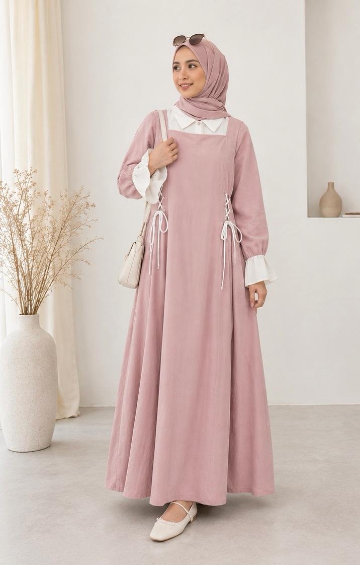 Ivy lace-Up Maxi Dress