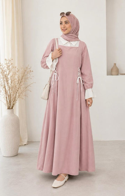 Ivy lace-Up Maxi Dress