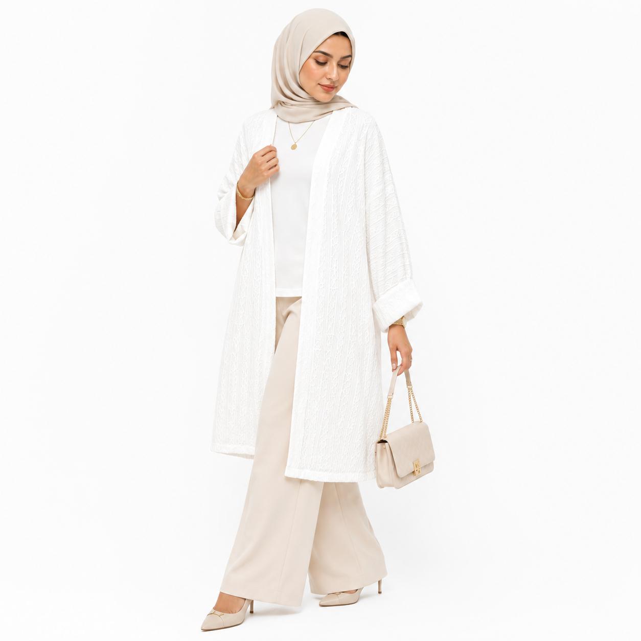 Anglaise Textured Kimono