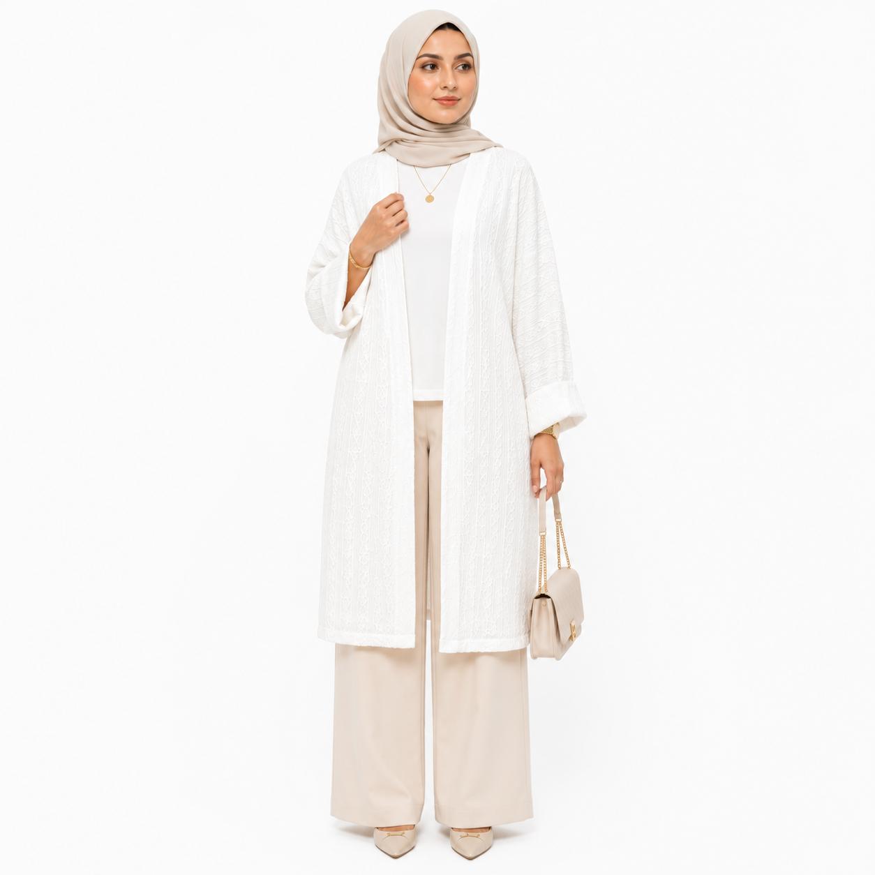 Anglaise Textured Kimono