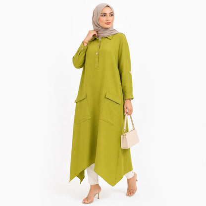 Asymmetrical Pocket Dress