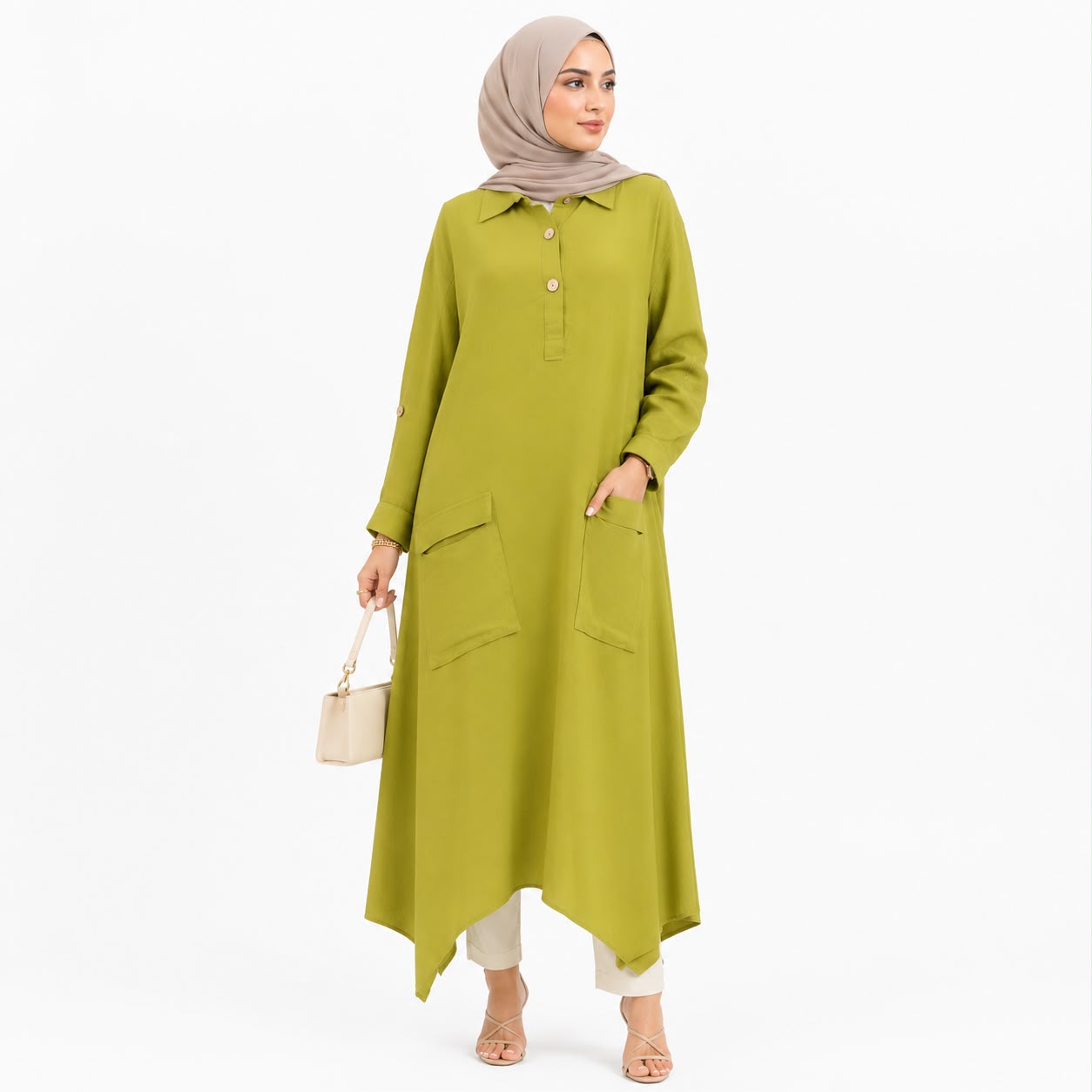Asymmetrical Pocket Dress