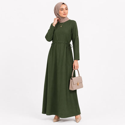 Serenity Drawstring Maxi Dress